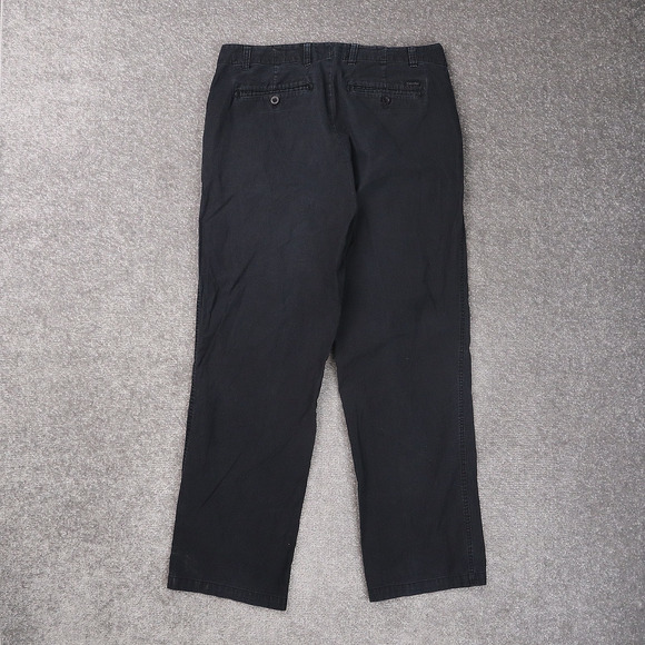 Calvin Klein Corduroy 34x30 Dark Wash Black Wide Leg Straight Leg Pants - Picture 2 of 12